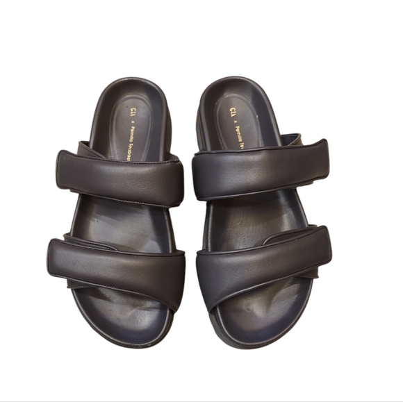 GIA X Pernille Teisbaek Leather Sandals Black Size 39 - Picture 3 of 9